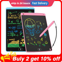 Tablette graphique numérique à écran LCD pour enfants, tableau d'écriture, tablette à dessin électronique, jouets cadeaux, 8.5 pouces, 12 pouces 1